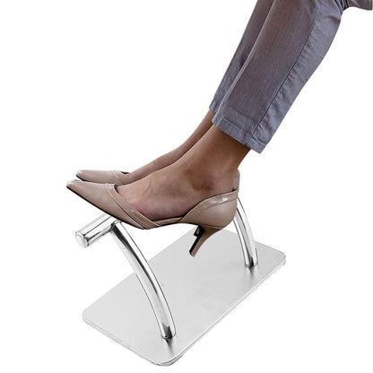 Stainless Steel Footrest Beauty Salon Footrest Modern Design Salon Foot Rest Rack Barbers Hairdressing Foot Rest Pedal for Barbershop Salon Pedicure