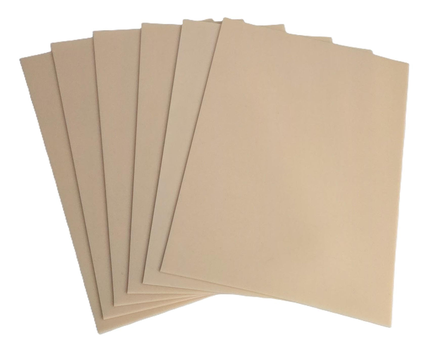 REEL SKIN by Best Fake Skin ? A4 Silicone Tattoo Practice Skins (Pack of 6) ? Double-Sided, 2.5mm Thick ? Realistic Texture for Shading & Line Work ?