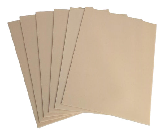 REEL SKIN by Best Fake Skin ? A4 Silicone Tattoo Practice Skins (Pack of 6) ? Double-Sided, 2.5mm Thick ? Realistic Texture for Shading & Line Work ?
