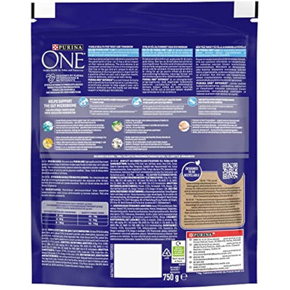 PURINA ONE Light Chicken Dry Cat Food 750g (Pack of 4)