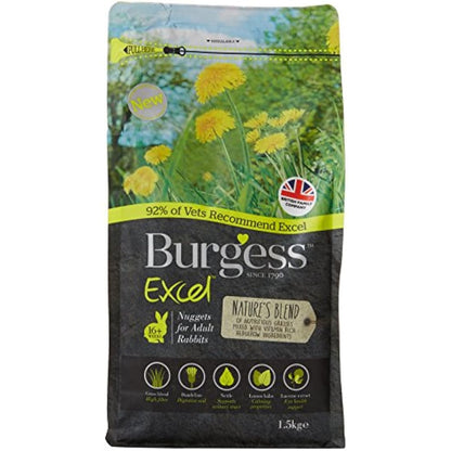Burgess Excel Natures Blend Rabbit Food, 1.5 kg