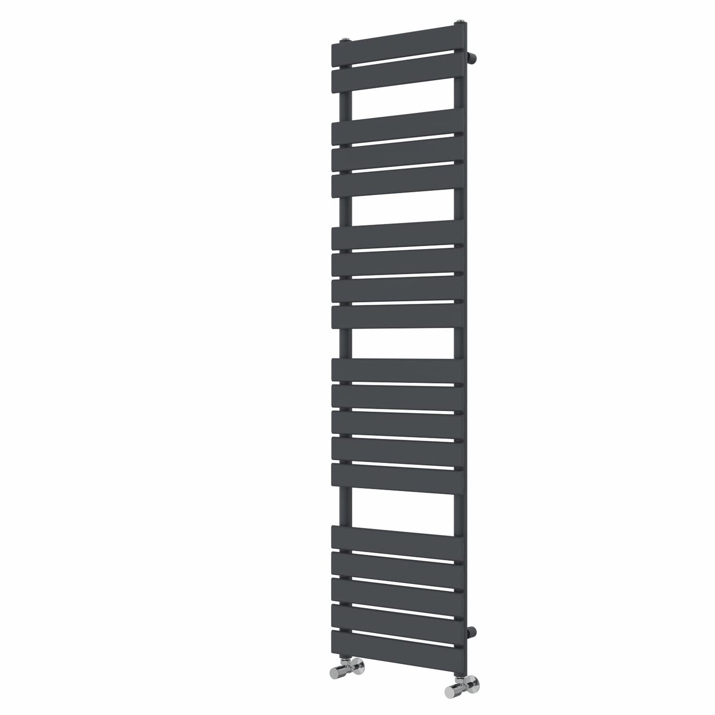 NRG Flat Panel Bathroom Heated Towel Rail Radiator 1800 x 450mm Anthracite
