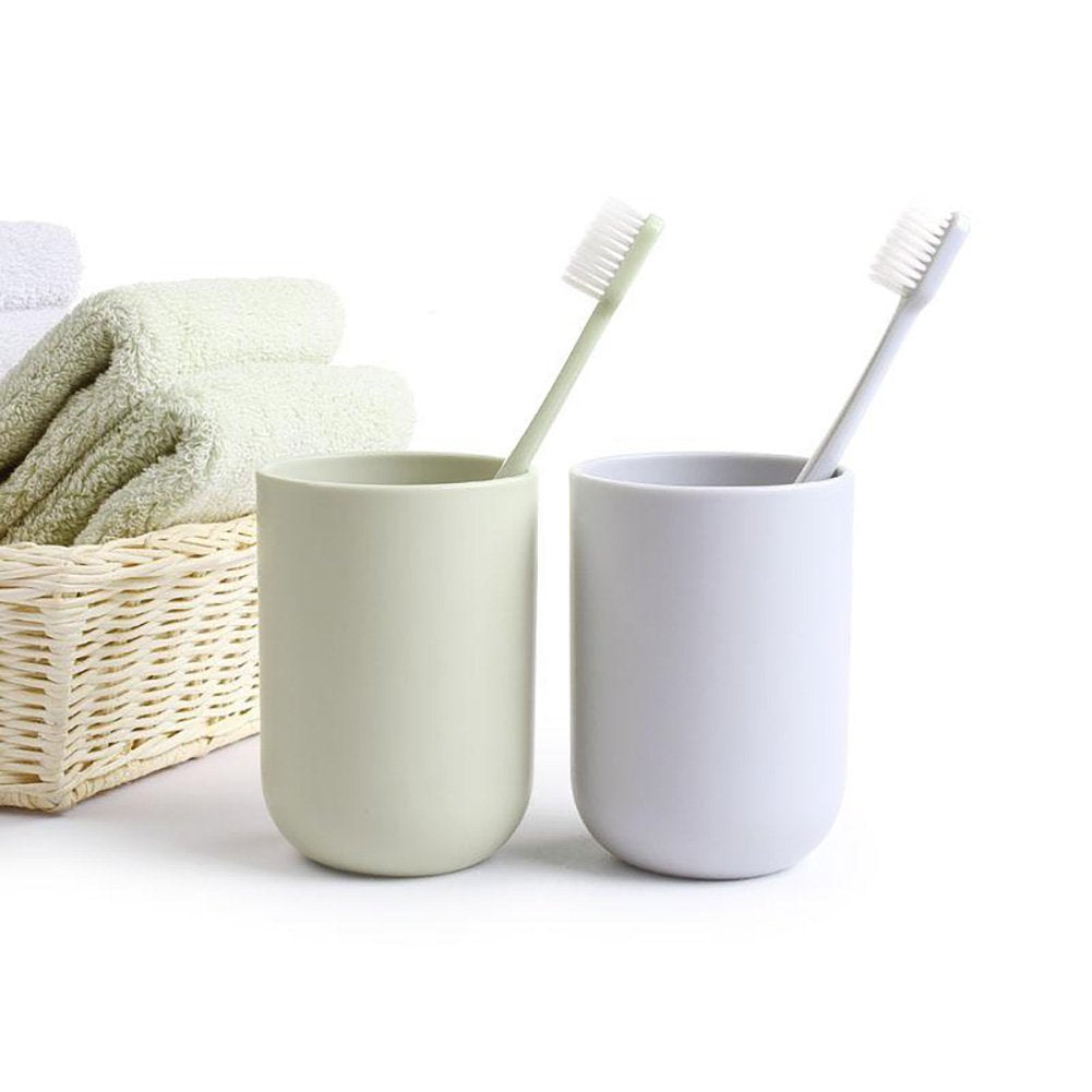 Tumbler Toothbrush Holder Plastic Cups Bathroom Tidy Razor Holder Toothpaste Holder Small Makeup Brush Holder Small Bathroom Cup Travel Camping