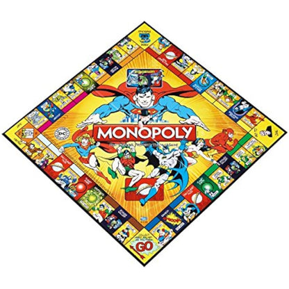 DC Comics Retro Monopoly Board Game