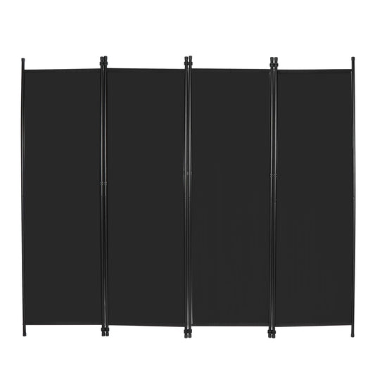 REDCAMP Portable Privacy Screen, 4-Panel Folding Room Divider 80" W x 68" H for Bedroom, Office, Restaurant, Hospital, Indoor Outdoor Partition Wall,