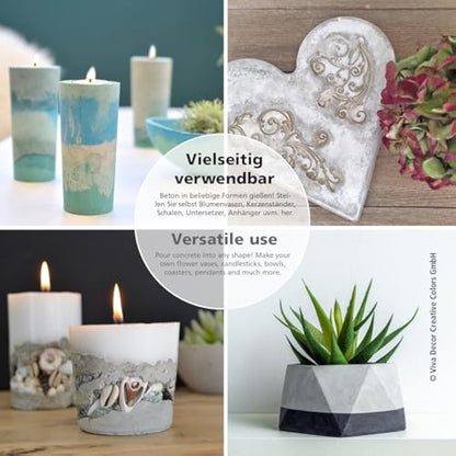 Viva Decor VD940400099 Concrete for Creatives, Grey, 5 kg