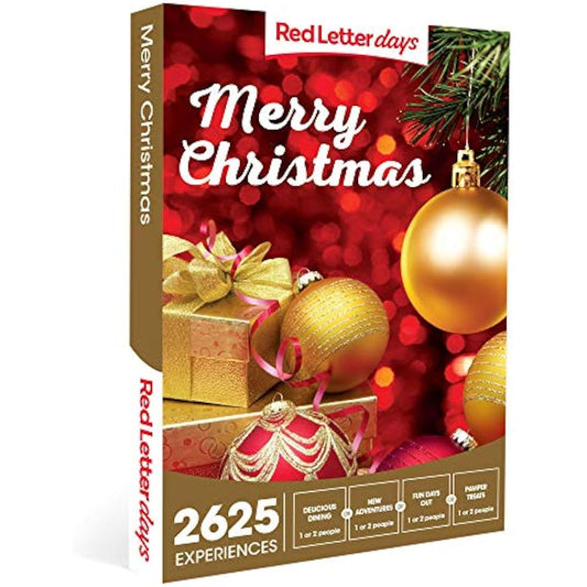 Red Letter Days Merry Christmas Experience Box - Choose from 2,625 Signature Experiences