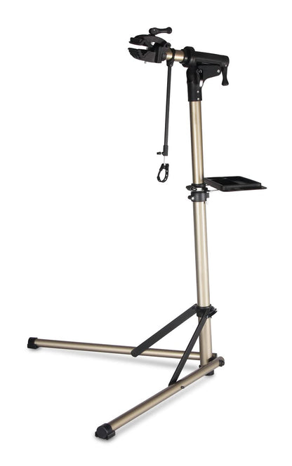 CXWXC Bike Maintenance Stand, Bike Repair Stand with 360? Rotatable Grip, Magnet Tool Tray, Handlebar, Max Load 60 LBS, Foldable,Lightweight for Road
