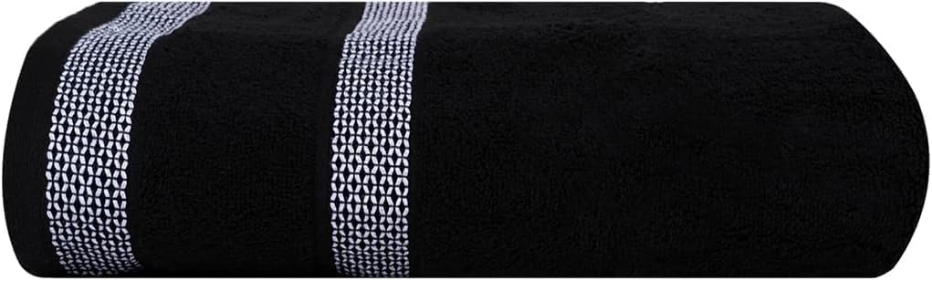 CASA COPENHAGEN Solitaire Towel Set, designed in Denmark, 600 g/m², Hotel & Spa, Kitchen & Bathroom, 6-piece set with 2 bath towels, 2 hand towels