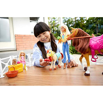 Barbie Hugs n Horses Dolls, Horses and Accessories ,GLL70