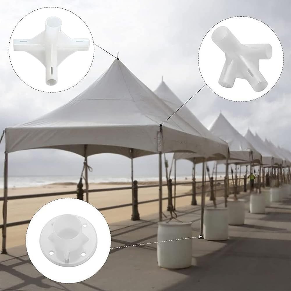 Namvo 9Pcs Gazebo Connector Set – Durable Replacement Parts for Gazebo Awning Tent Feet, Corner & Center Accessories for Outdoor Camping, Parties