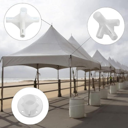 Namvo 9Pcs Gazebo Connector Set – Durable Replacement Parts for Gazebo Awning Tent Feet, Corner & Center Accessories for Outdoor Camping, Parties