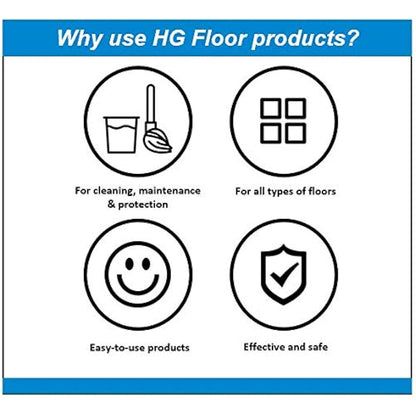 HG Laminate Cleaner Extra Strong, Powerful Laminate Floor Cleaner & Faux Wood Stain Remover for Flooring, Highly Concentrated LVT Floor Cleaner & Vinyl Floor Cleaner - 1 Litre