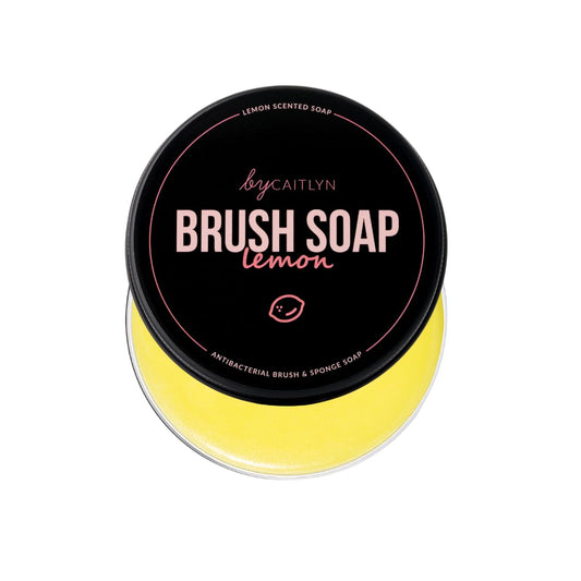 By Caitlyn Collection Antibacterial Makeup Brush & Sponge Cleansing Soap (Lemon). Available in 6 Scents. Deep Clean Your Makeup Brushes. Gentle,