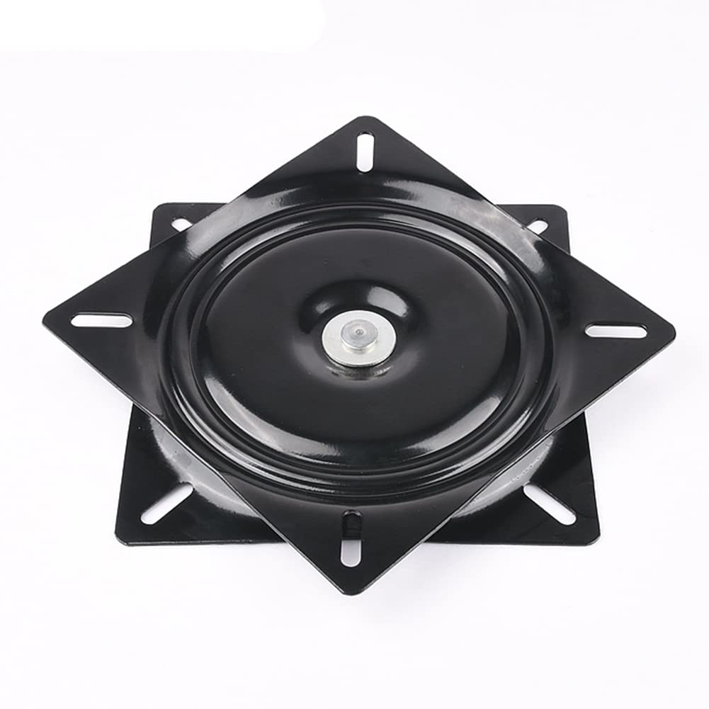 Lokatall 6 Inch Seat Swivel Plate, Bar Stool Swivel Plate, Square Heavy Duty Turntable Bearing Plate Steel Ball Bearing 360° Rotating Seat Base Plate