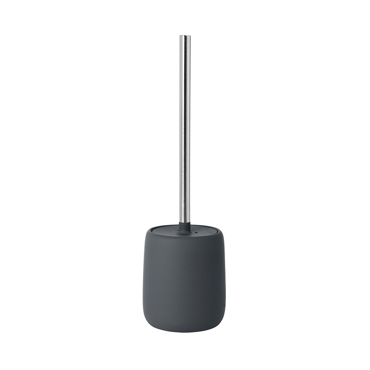blomus -SONO Toilet Brush Ceramic/Plastic, Magnet, Toilet Set, Soft Touch, Hygienic, Freestanding Toilet Brush & Holder, Modern Bathroom Accessory (H