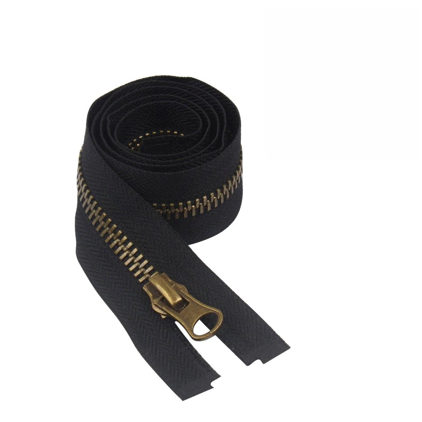 txuzong Zip 80 cm, 32" #8 Metal Zip, Brass Zippers for Jackets, Zips, Separable, for Backpacks, Jackets, Coats