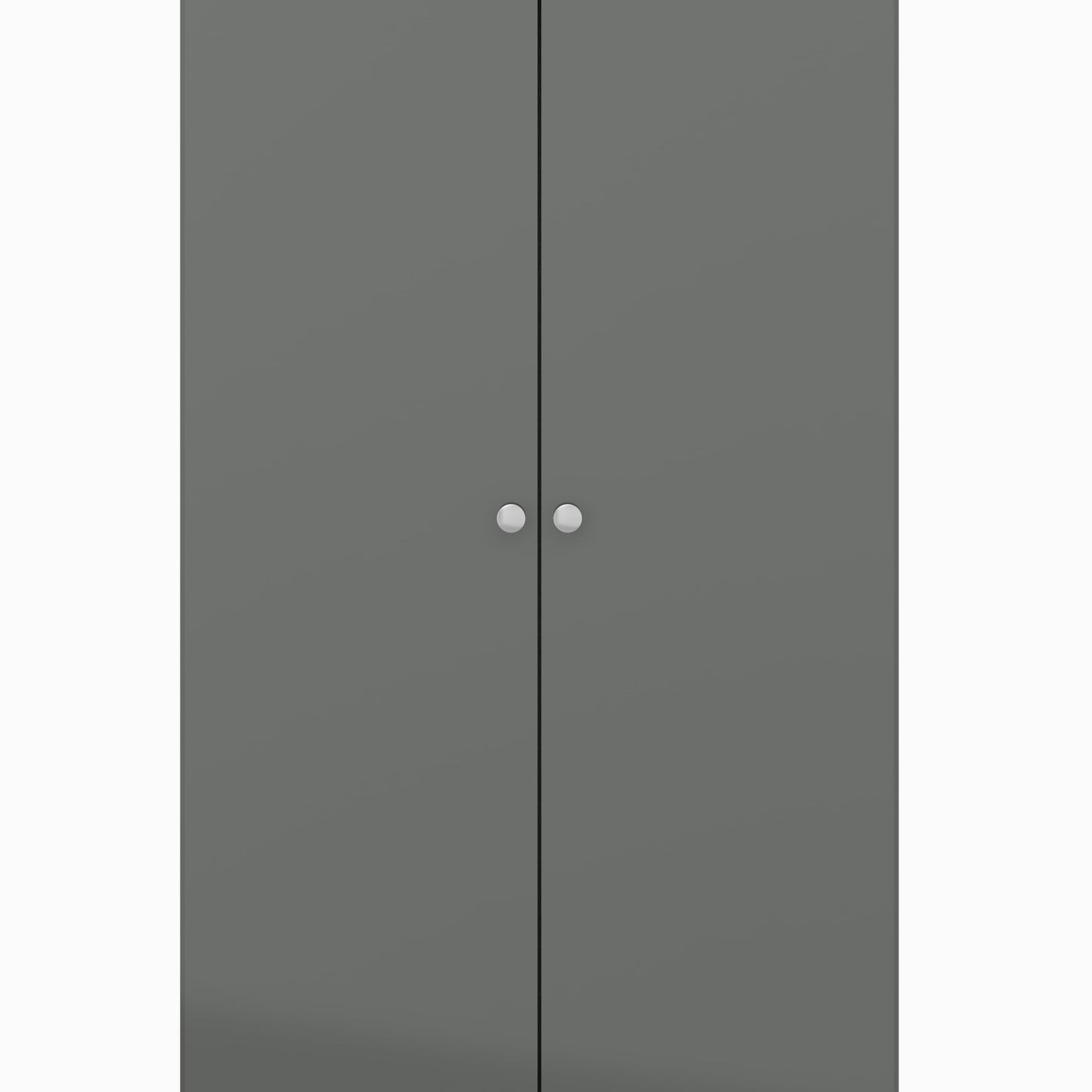 Seconique Denver 2 Door Wardrobe in Grey Gloss