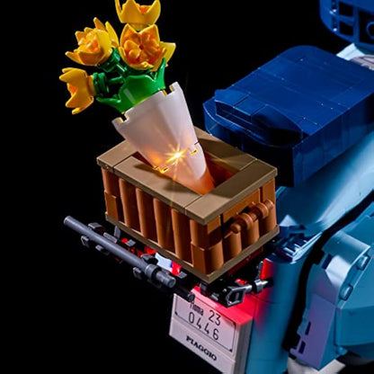 BRIKSMAX Led Lighting Kit for Vespa 125 - Compatible with Lego 10298 Building Blocks Model- Not Include the Lego Set
