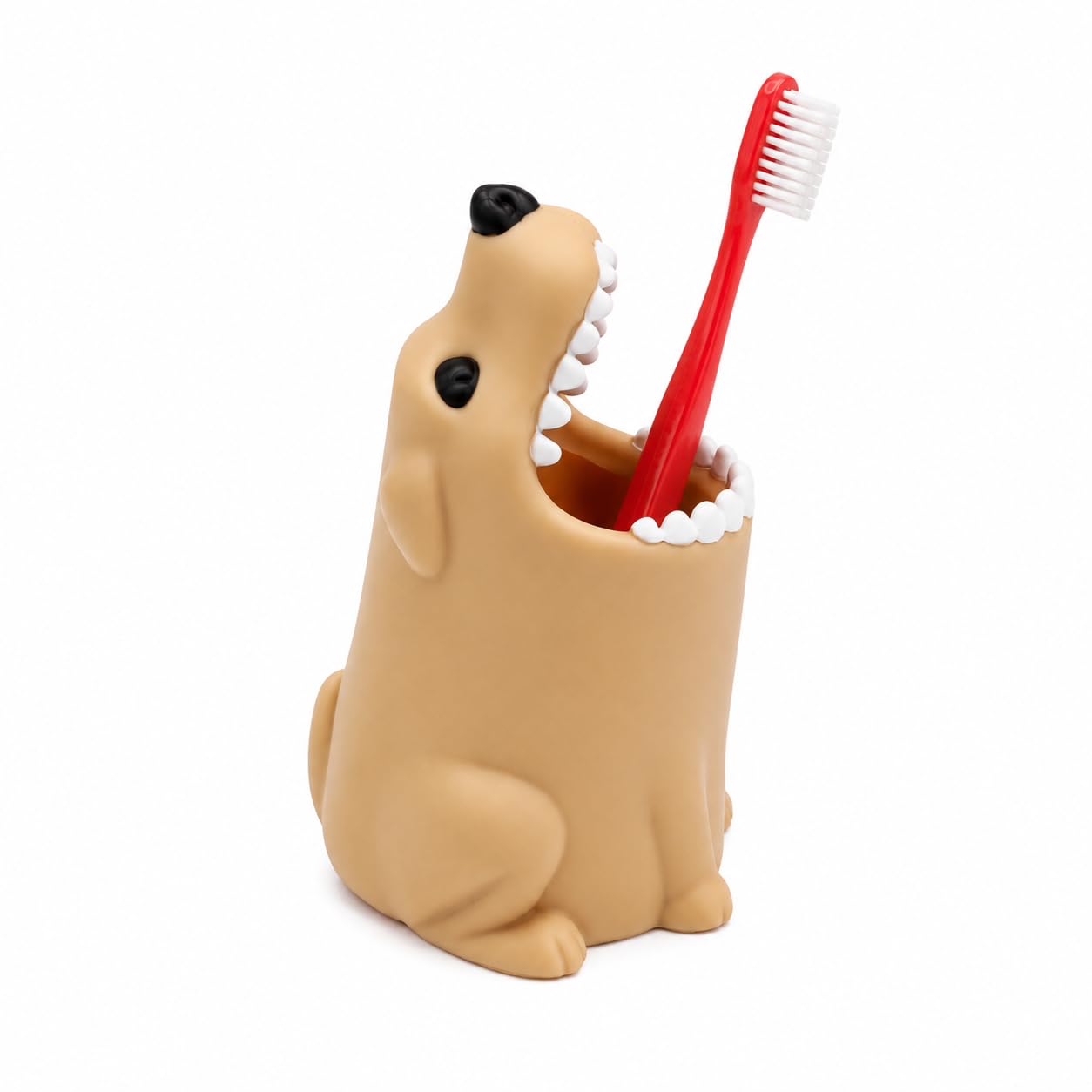 Winkee - Animal Toothbrush Holder Dog | Practical, Hygienic & Versatile | Individual Toothbrush Holder for Children