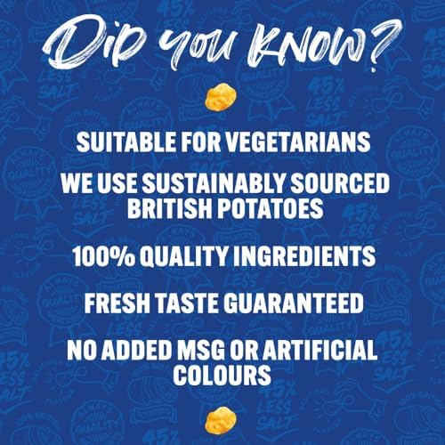 Walkers Less Salt Lightly Salted Crisps 45g (Case of 32)