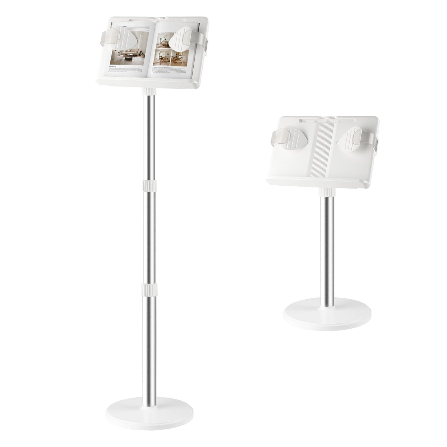Lectern Podium Stand Adjustable 63~130cm Portable Standing Desk Table