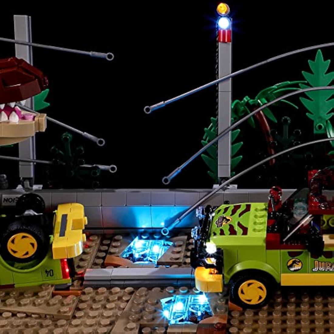 BRIKSMAX Light For T. rex-Breakout 76956 - Led Lighting Kit Compatible with Lego 76956