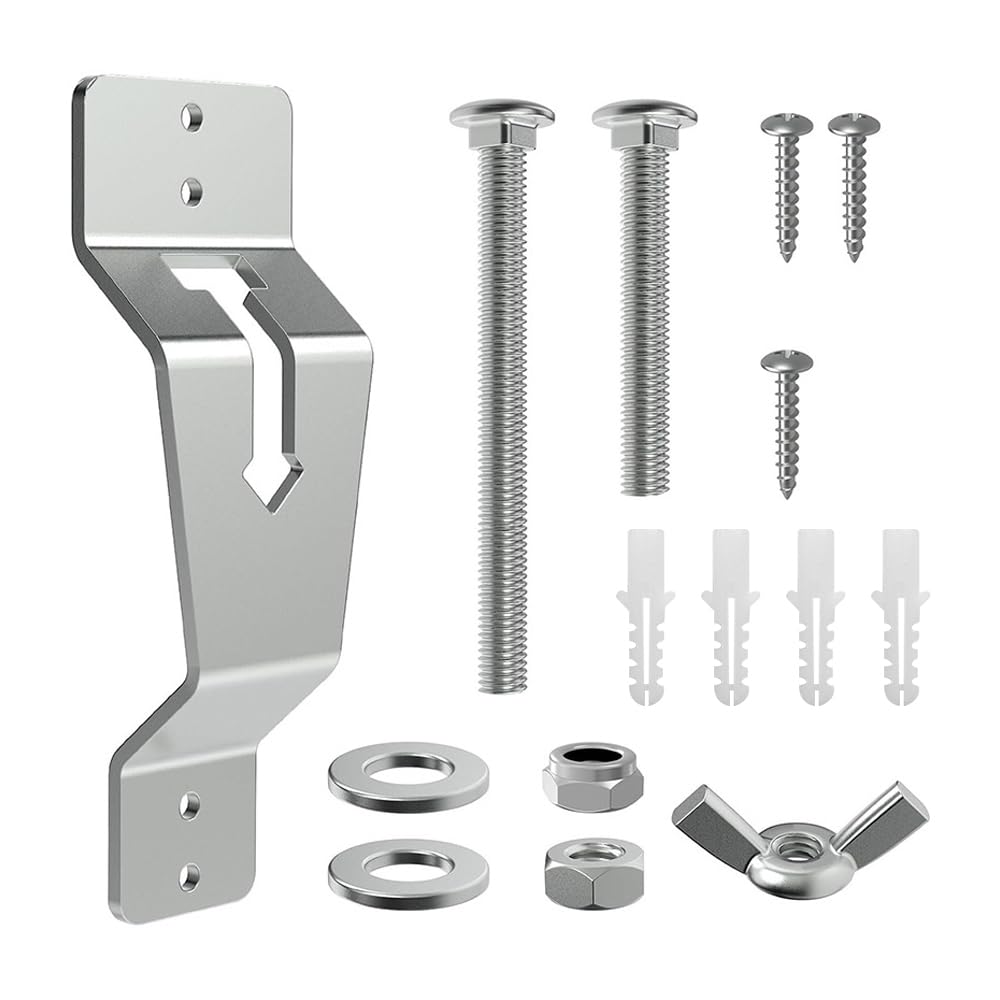 VOANZO Wall Mount Spare Tire Bearer Durable Wheel Tire Bracket Rack for Trailers Vehicles Vans and Cargo Storage Solutions