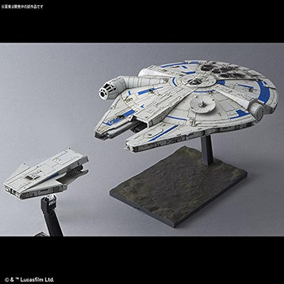 Bandai Hobby Star Wars 1/144 Plastic Model Falcon Solo : A Star Wars Story Action Figure, White, Standard (BAN225754)