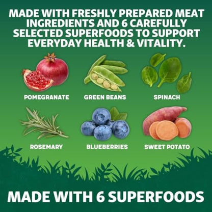Harringtons Superfoods Complete Grain Free Hypoallergenic Chicken with Veg Dry Adult Dog Food 12kg - Made with All Natural Ingredients