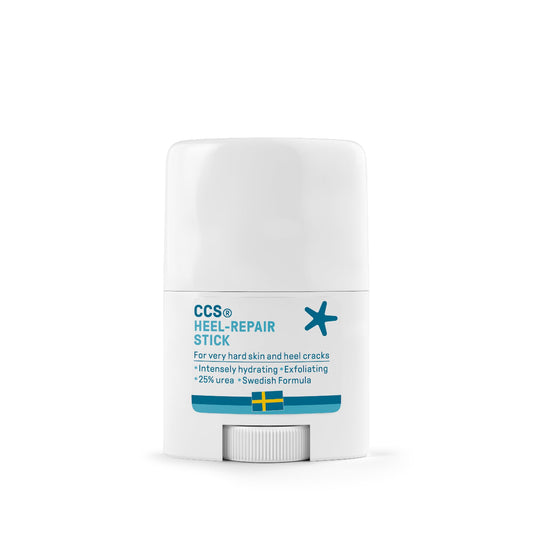 CCS Heel Repair Stick for very dry feet and cracked heels - 25% Urea effectively hydrates and softens dry feet 25ml