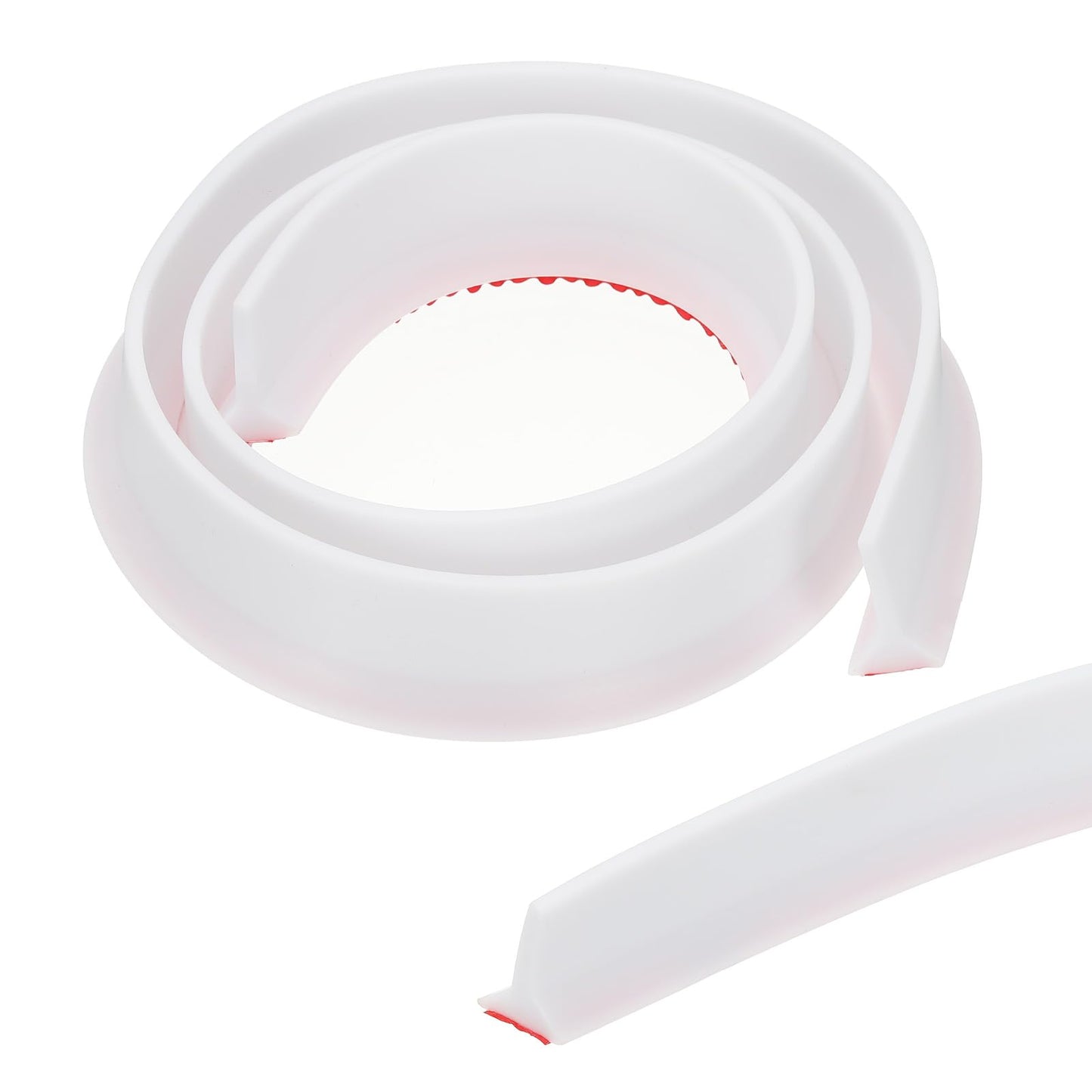 PATIKIL 39 Inch Collapsible Shower Threshold Water Dam Guard, Shower Stopper Barrier Self Adhesive Sink Splash Guards for Frameless Shower Door