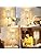 Crystal Table Lamp, Gold Touch Lamp for Bedside with USB C+A Ports, 3 Way Dimmable with Crystal Shade for Bedroom, Living Room(Bulb Included)