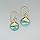 Gempires Green Amazonite Teardrop Dangle Earring for Women Gemstone Handmade Jewelry Dainty Simple Crystal Earrings Gifts