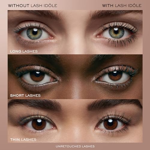 Lancôme Lash Idôle Lash-Lifting & Volumising Waterproof Mascara, Black Mascara for Instant Volume, Length & Lift, Smudge Proof & Up To 24H Wear