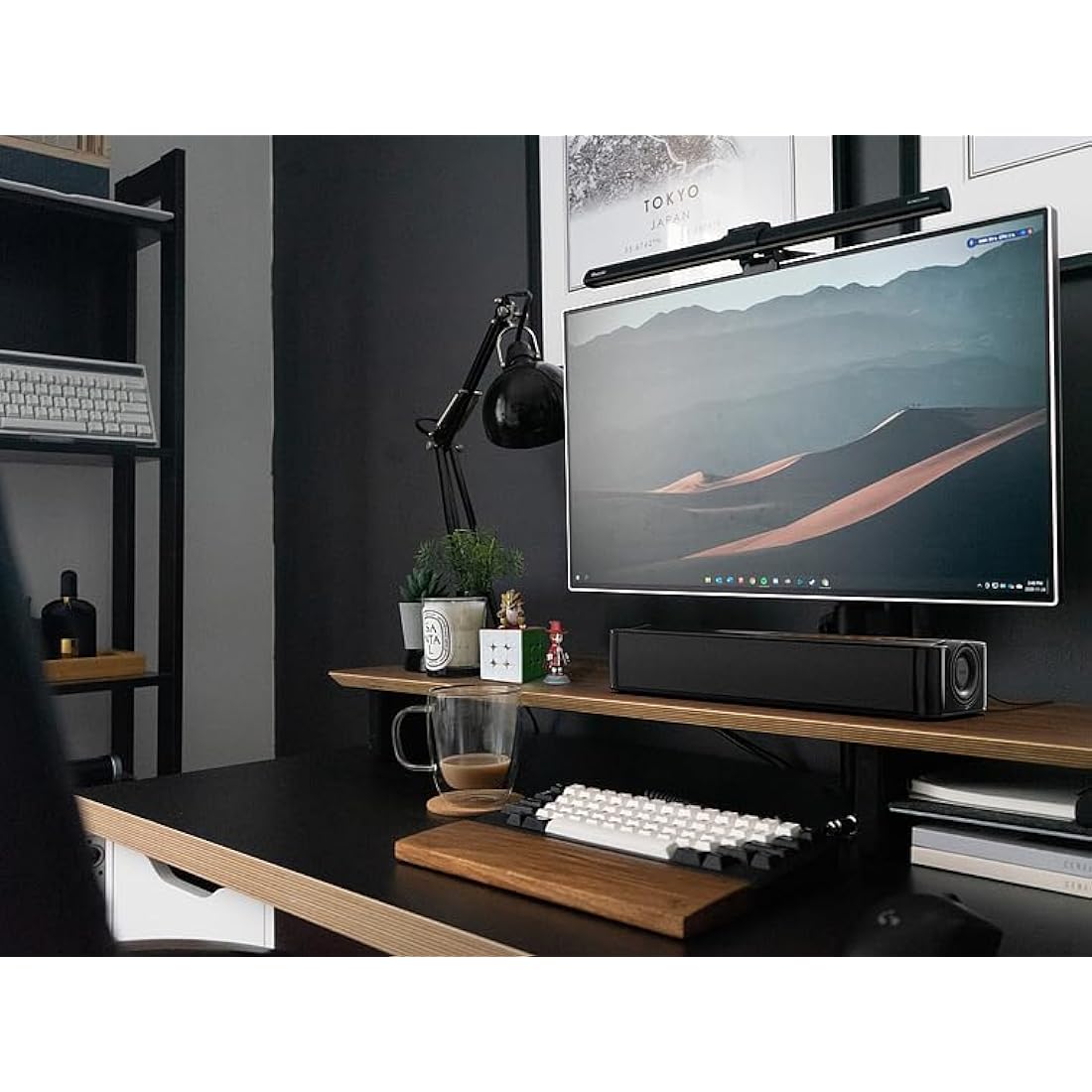 CREATIVE Stage SE Under-monitor Soundbar with USB Digital Audio and Bluetooth 5.3, Clear Dialog and Surround by Sound Blaster