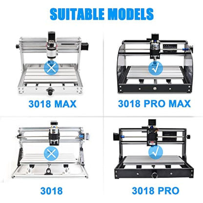 Daedalus 3018 CNC Upgrade Kit, for X-Axis Upgrade & Y-Axis Extension with Work Panel