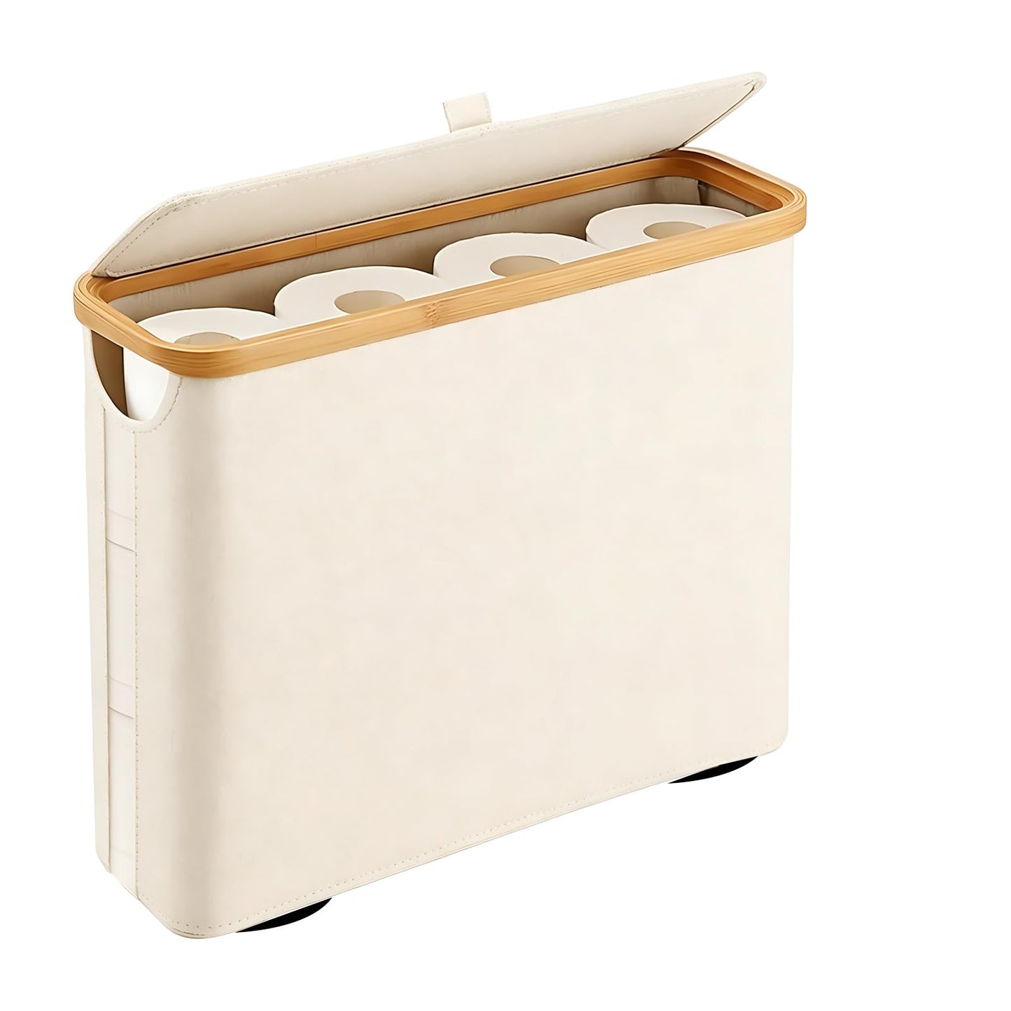 Toilet Roll Storage Box with Lid, Toilet Roll Basket, Storage Basket