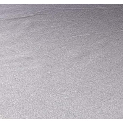 Soleil d'ocre 611825 Fitted Sheet Made of cotton, 190 x 90 CM Grey