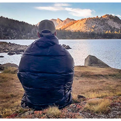 Get Out Gear Down Camping Blanket - Outdoor Lightweight Packable 650 Fill Power Down Blanket Compact Waterproof and Warm Backpacking Quilt for Camping Hiking Travel Hammock
