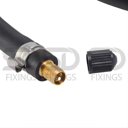 SDTOOLS PVC Flexible Plug Drain Test Air Bag Stopper with Schrader Valve, 40mm, 1¼ inch 1¼" – 40 mm