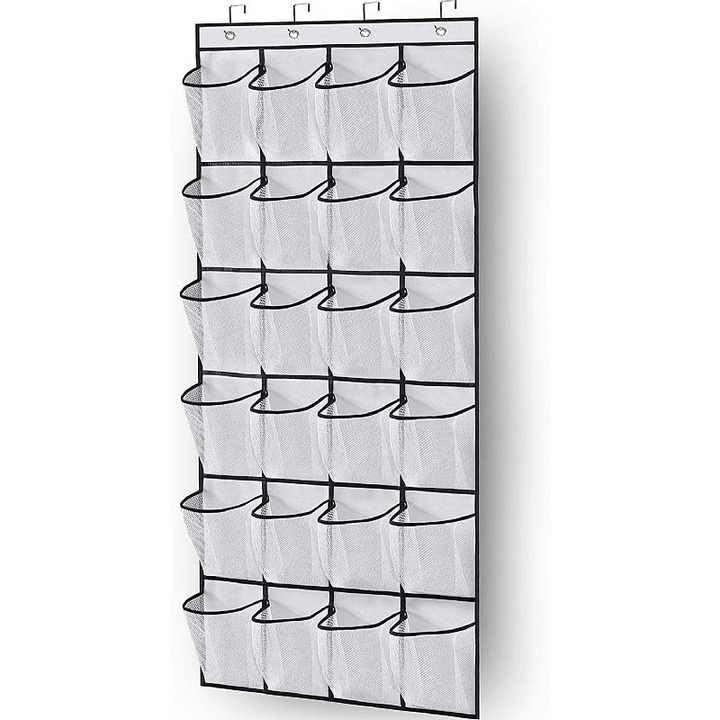 Cruise Cabin Over Door Organiser for Shoes, Toiletries and Travel Accessories – 24 Pockets – Tested on All Major Cruise Lines such as P&O, Marella