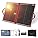 DOKIO 100W 12V Foldable Solar Panel Kit Monocrystalline with Solar Controller (2 USB Output) for 12V Battery Charging, Caravan, RV, Boat, Camper