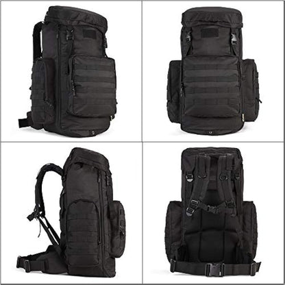 YUHAN Hiking Backpack 85L Large Tactical Backpack Military Army Combat Rucksack Trekking Rucksack MOLLE Backpack