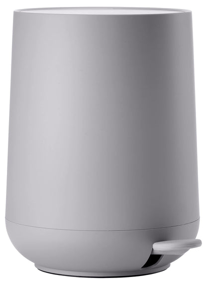 Zone Denmark Nova Bathroom Bin Cosmetic Bin Diameter 20.5 cm Height 23.5 cm Capacity 3 Litres Gull Grey