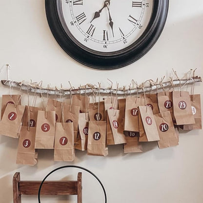 G2PLUS 100 PCs Brown Kraft Candy Paper Bags - 9x6x18 CM - Treat, Birthday, Wedding, Easter, Party