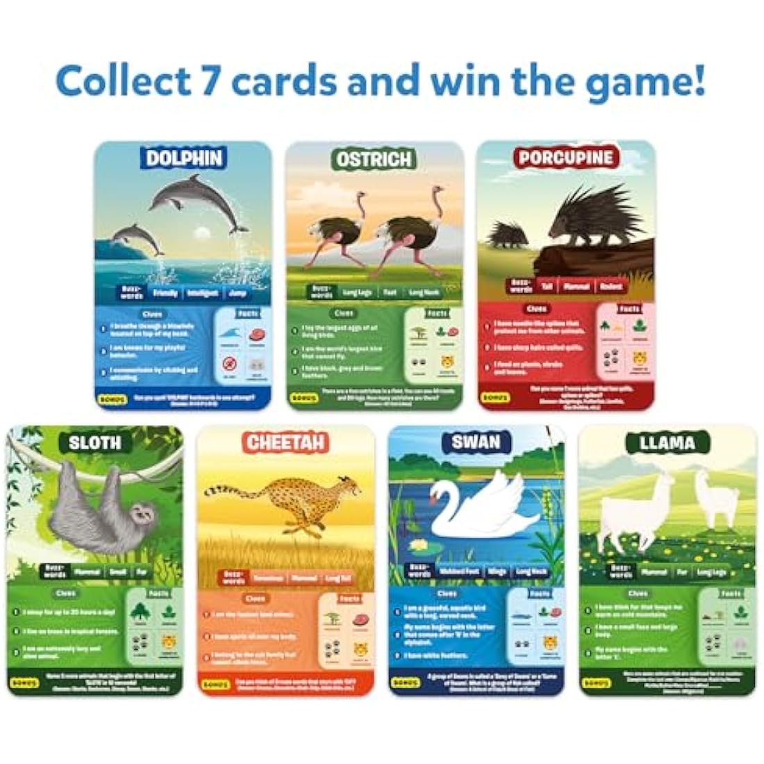 Skillmatics Guess in 10 Animals Megapack, Perfect for Boys, Girls, Kids, Teens, Adults Who Love Animal Card Games, Trivia, Travel Games, Gifts for Ages 6, 7, 8, 9, 10, and Up