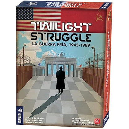 Devir BGTWIST Twilight Struggle, Strategic Board Game, Multicoloured, Talla unica