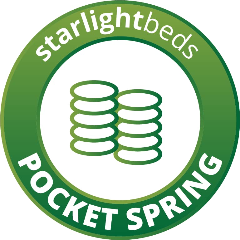 Starlight Beds Signature Small Single Memory Foam Pocket Sprung Mattress