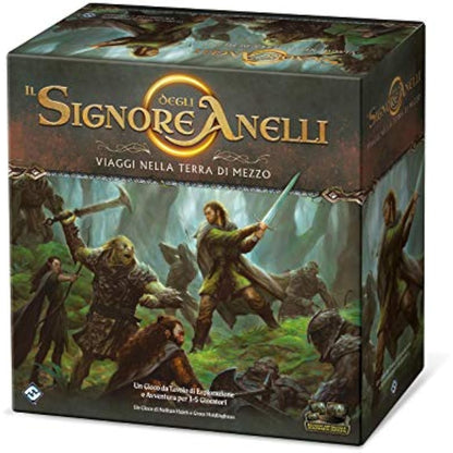 Asmodee-The Lord of the Rings Travel to Middle-Earth, Table Game Colour, 10700